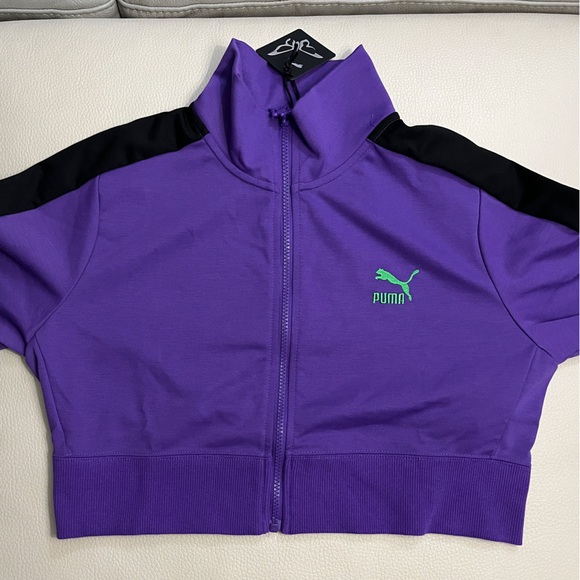 NWT - Puma x Dua Lipa Women’s Cropped Jacket - Size XL - Picture 6 of 12